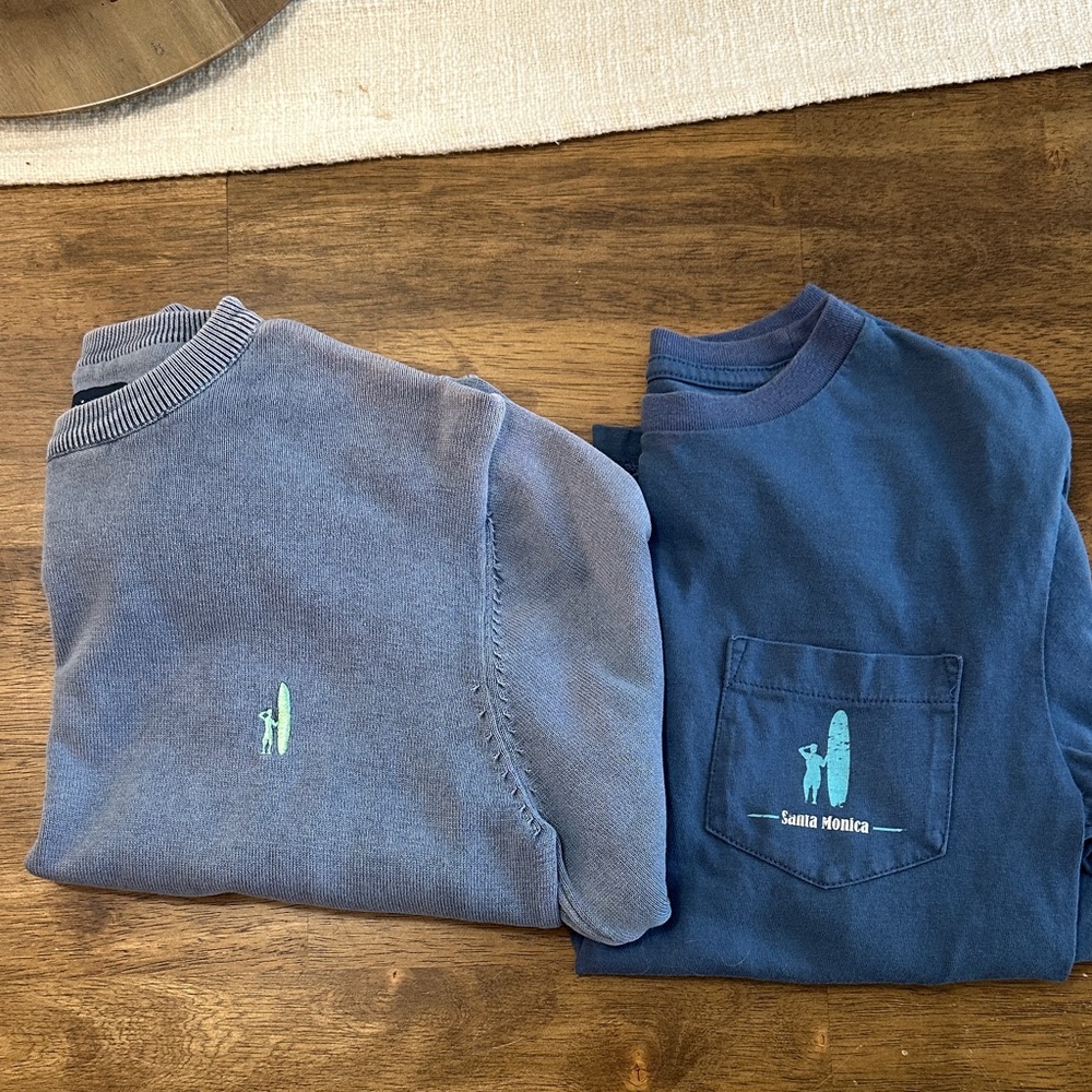 johnnie-O Blue and Navy Kids Shirts